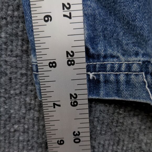 R.V.T Women's Serve Piping Hot Straight Leg Jeans Blue Plus 18 Flap Pocket - Picture 11 of 11